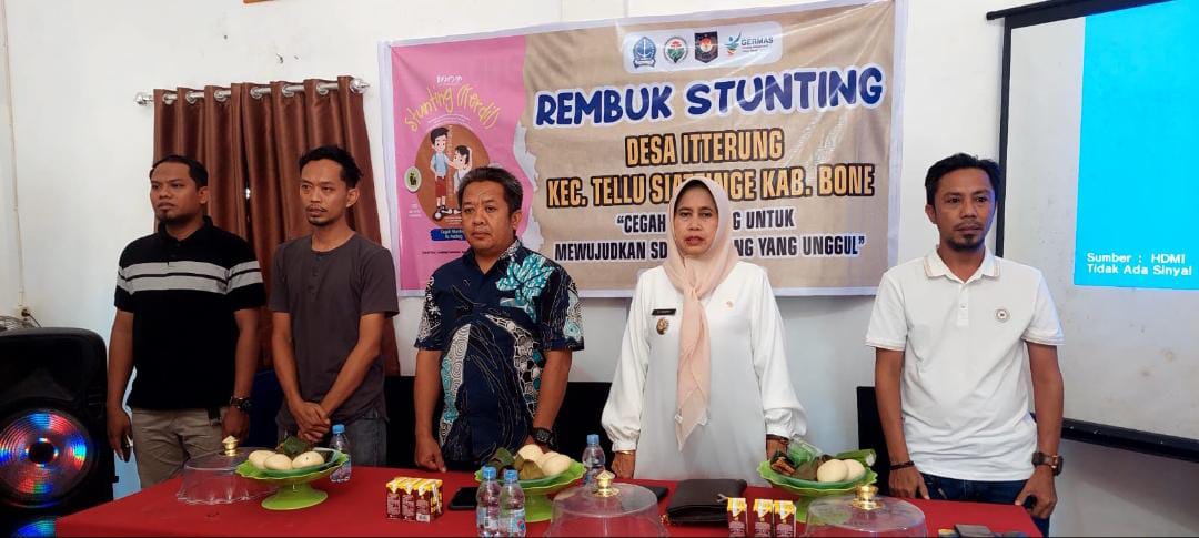 Rembuk Stunting menuju SDM unggul Desa Itterung Kecamatan Tellu Siattinge